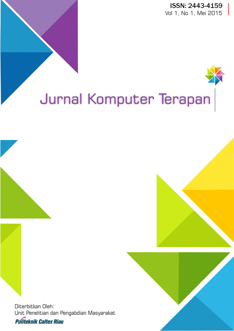 					View Vol. 1 No. 1 (2015): Jurnal Komputer Terapan
				